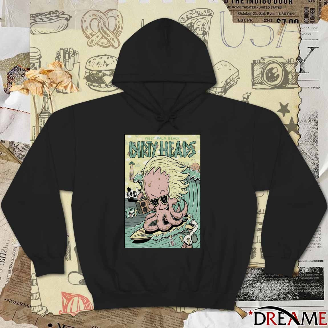 Poster West Palm Beach Dirty Heads The iTHINK Financial Amphitheatre Tour 2025 t-shirt