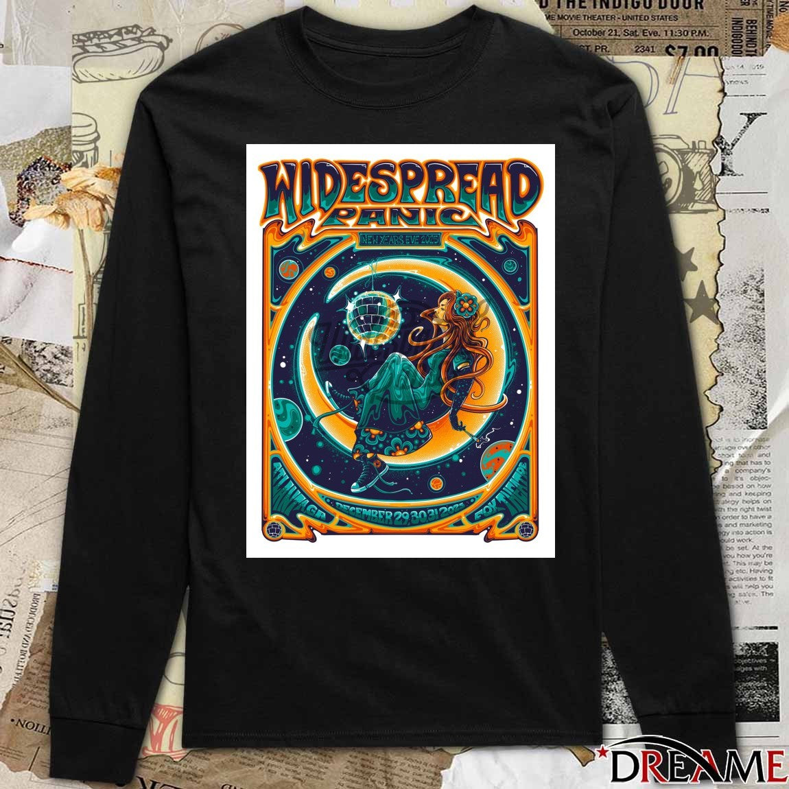 Poster Widespread Panic NYE In Atlanta GA On December 29-31 2025 t-shirt