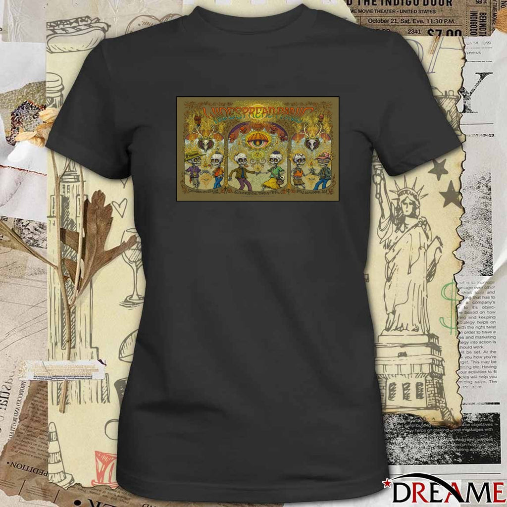 Poster Widespread Panic The Riverside Theater Milwaukee Wisconsin Tour October 24 25 26 2025 t-shirt