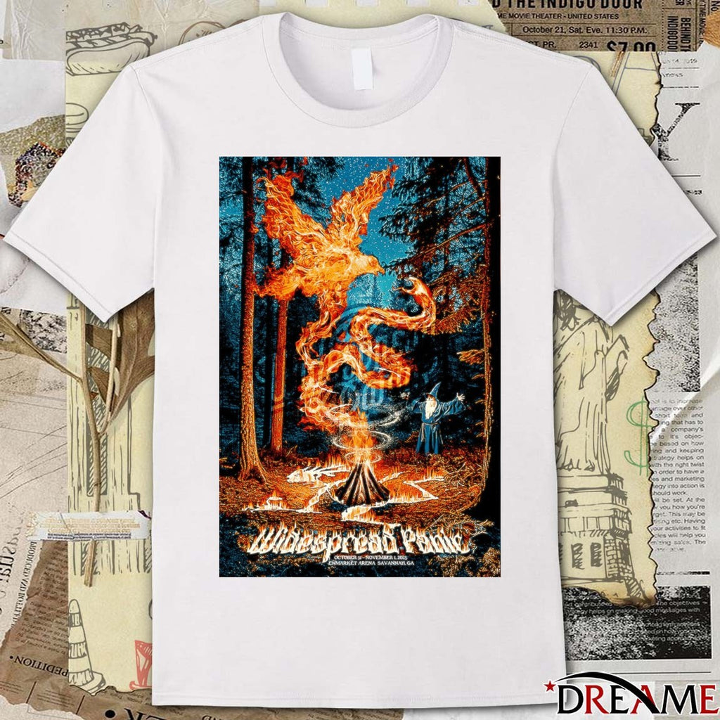 Poster Widespread Panic Tour 10.31 – 11.1 2025 Enmarket Arena Savannah GA t-shirt
