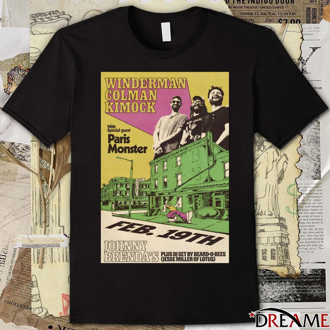 Poster Winderman, Colman And Kimock February 19 2026 Philadelphia PA t-shirt