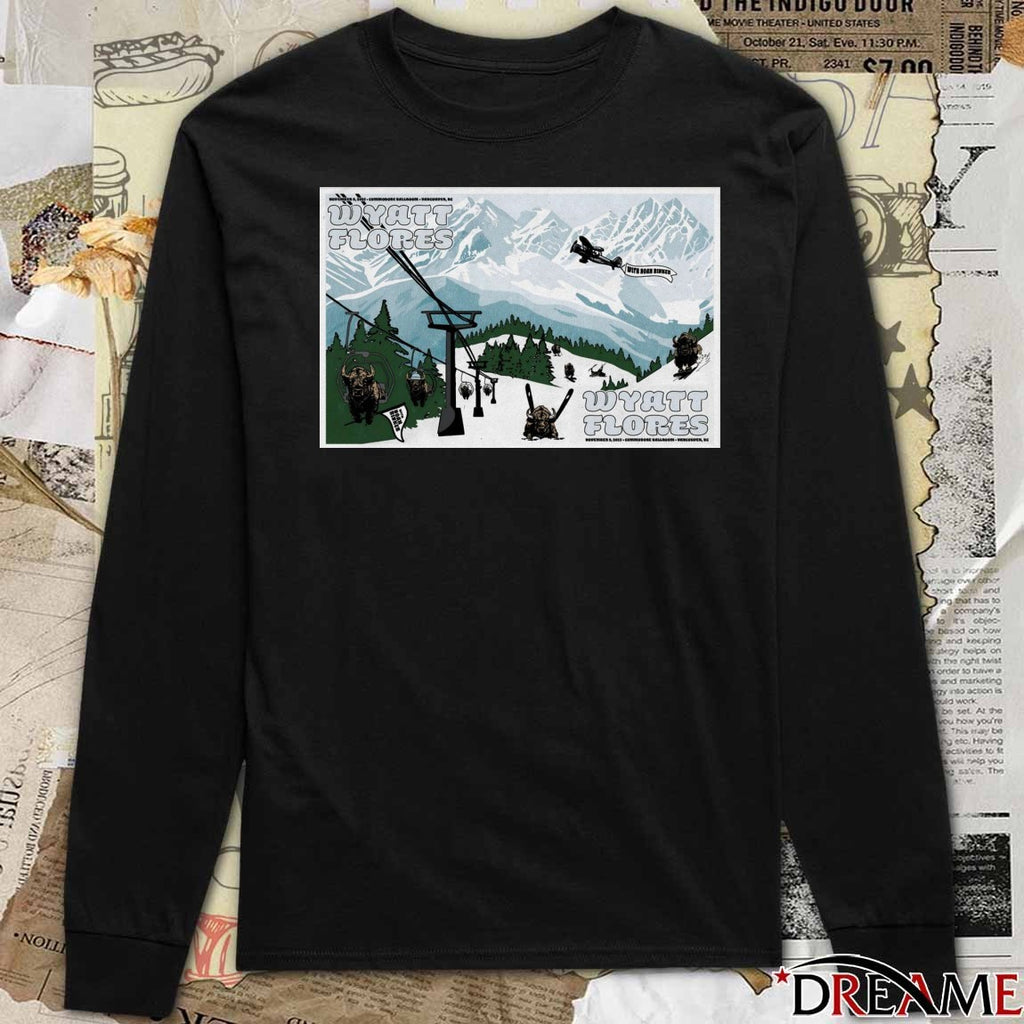 Poster Wyatt Flores Commodore Ballroom Vancouver BC November 8-9 2025 t-shirt