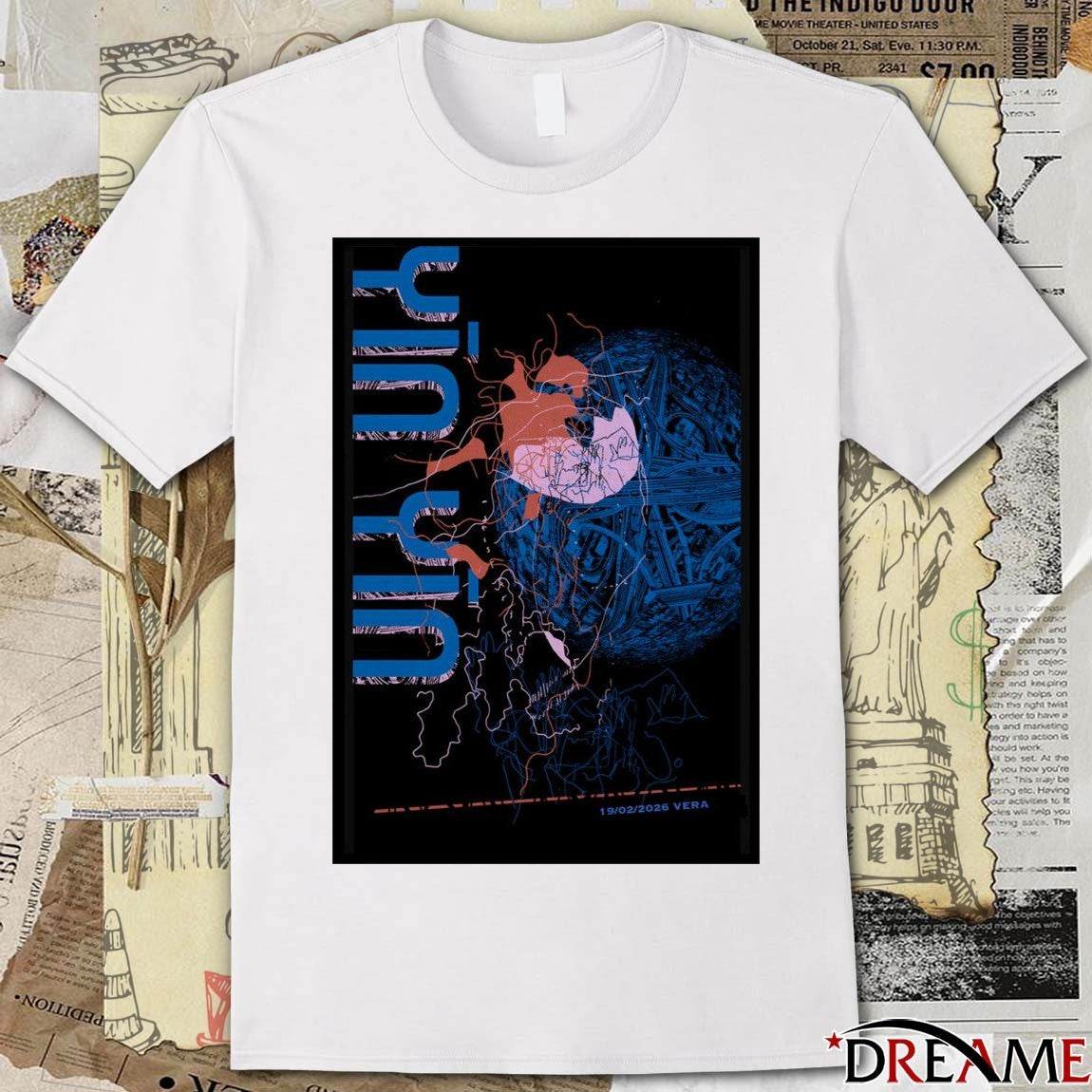 Poster YĪN YĪN Groningen NL February 19 2026 t-shirt