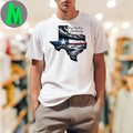 Pray For Texas Hill Country Landscape Map T-Shirt