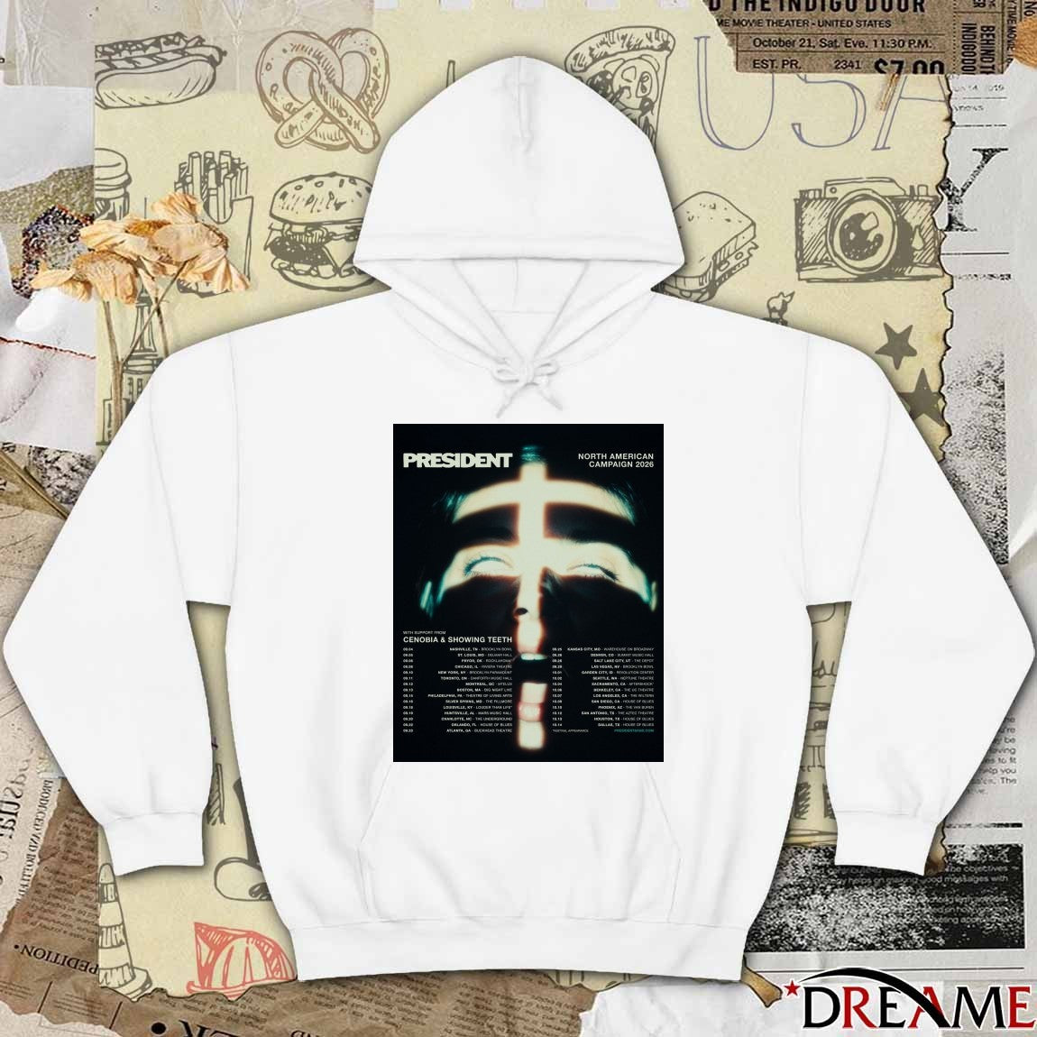 President North American Campaign 2026 With Cenobia and Showing Teeth Poster t-shirt