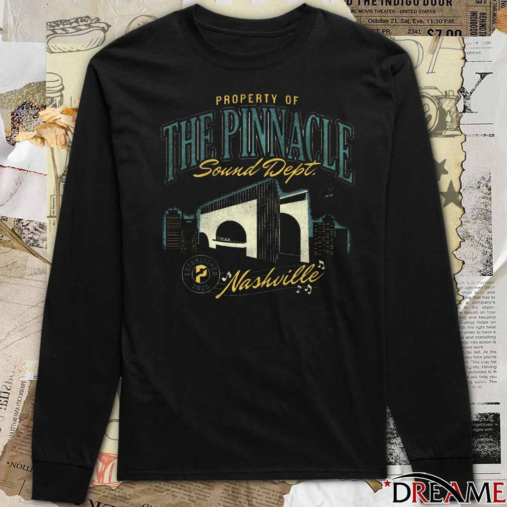 Property Of The Pinnacle Sound Dept Nashville Est 2025 t-shirt