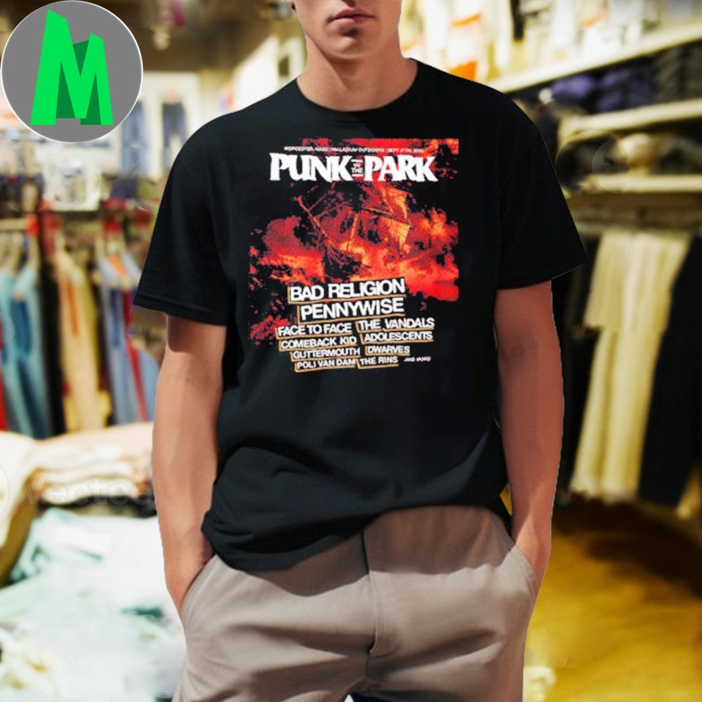 Punk In The Park Boston Merch Tee Punk Festival At Palladium Outdoors On September 27 2025 In Worcester Shirt