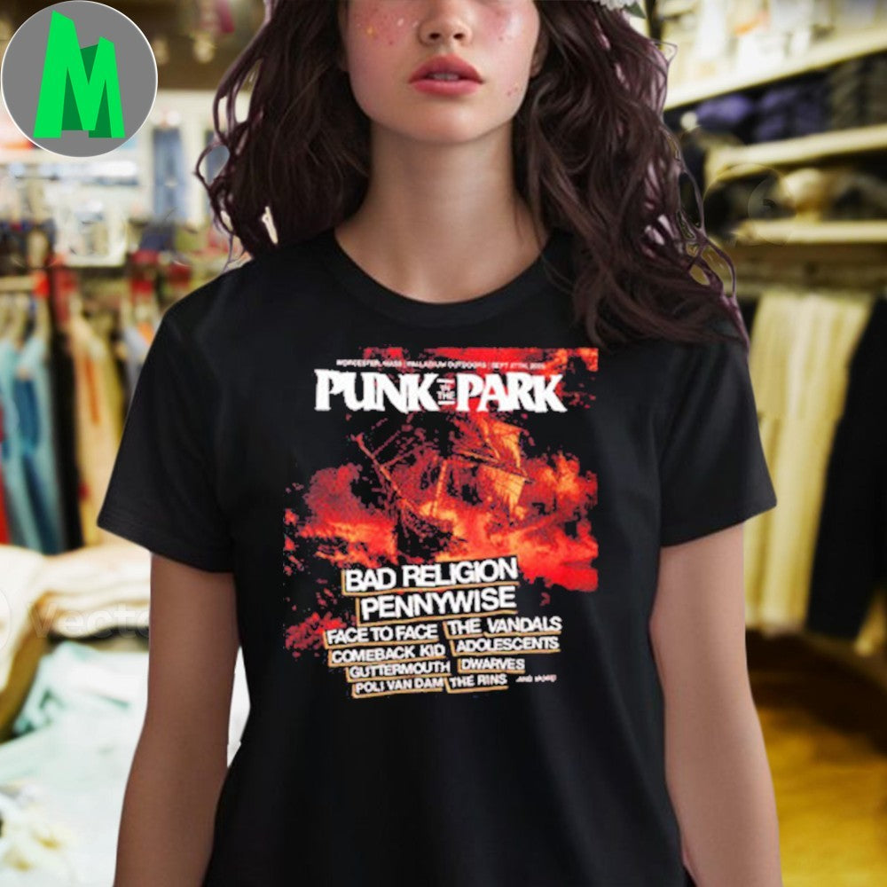 Punk In The Park Boston Merch Tee Punk Festival At Palladium Outdoors On September 27 2025 In Worcester Shirt