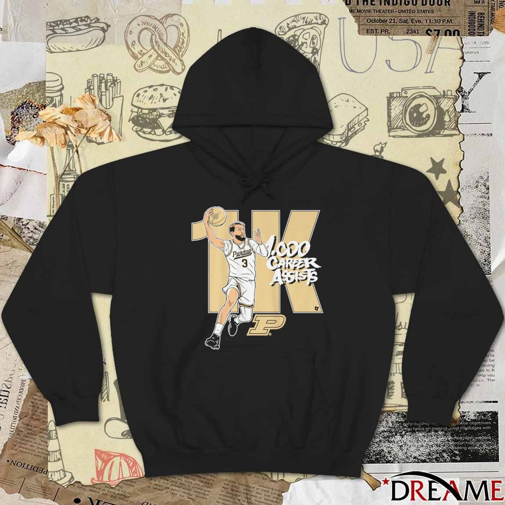 Purdue Boilermakers Basketball Braden Smith 1,000 Assists t-shirt