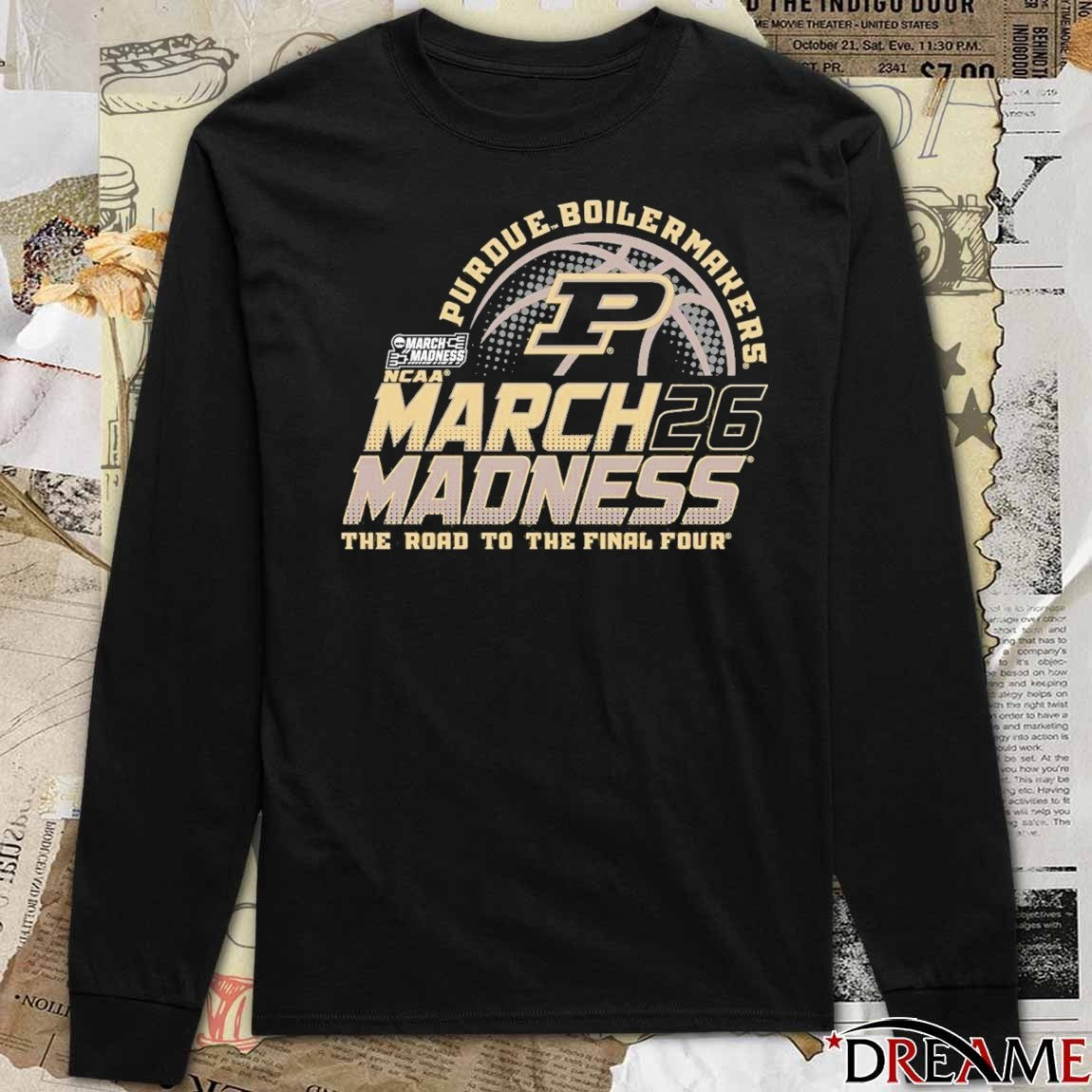 Purdue Boilermakers Men’s Basketball 2026 March Madness Bound The Road To The Final Four t-shirt