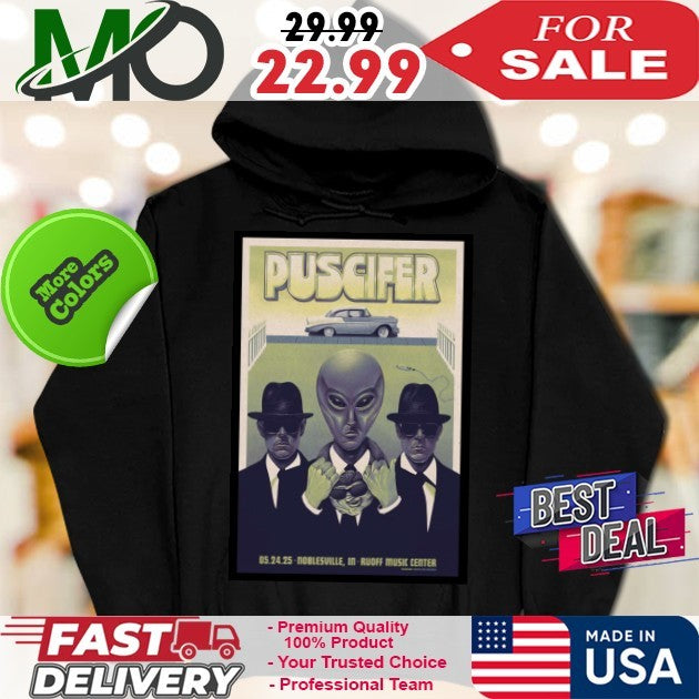 Puscifer 05.24.2025 Noblesville IN Ruoff Music Center Concert Poster Graphic Shirt
