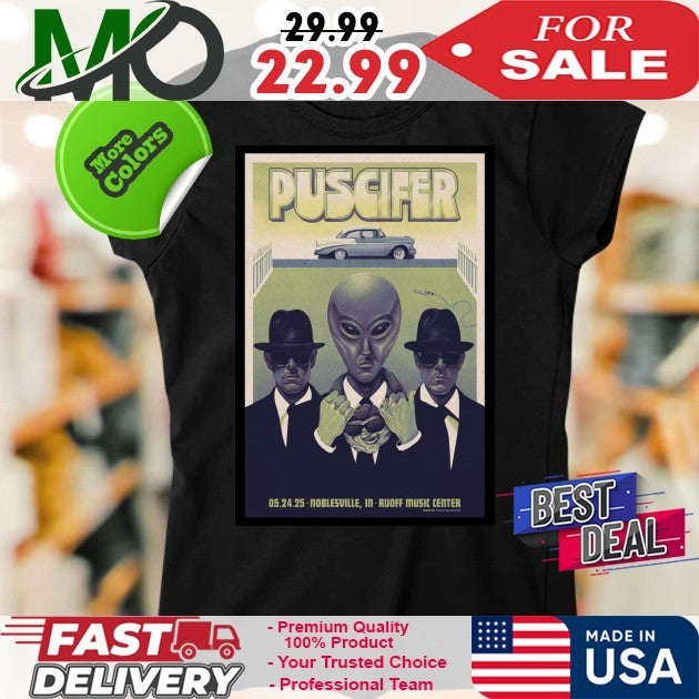 Puscifer 05.24.2025 Noblesville IN Ruoff Music Center Concert Poster Graphic Shirt