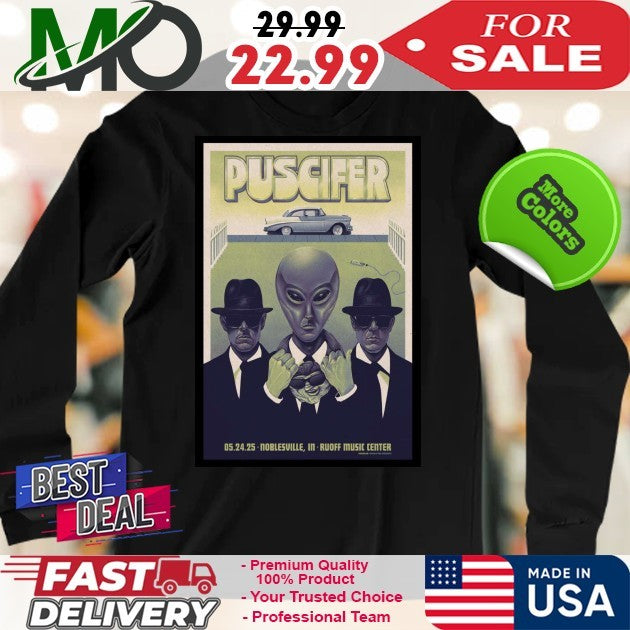 Puscifer 05.24.2025 Noblesville IN Ruoff Music Center Concert Poster Graphic Shirt