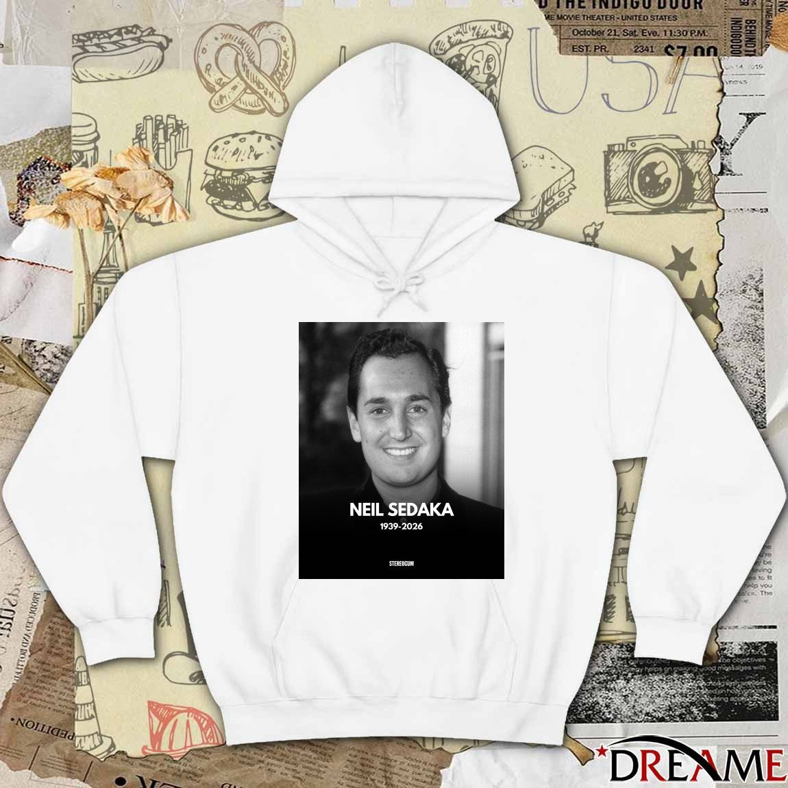 R.I.P. Neil Sedaka legendary Brill Building 1939 – 2026 Poster t-shirt