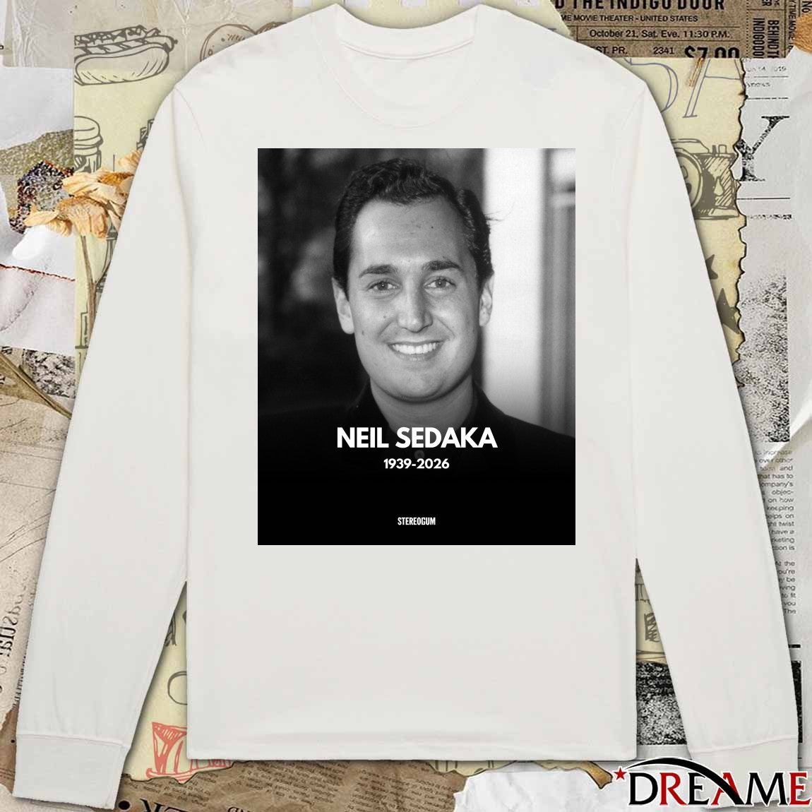 R.I.P. Neil Sedaka legendary Brill Building 1939 – 2026 Poster t-shirt
