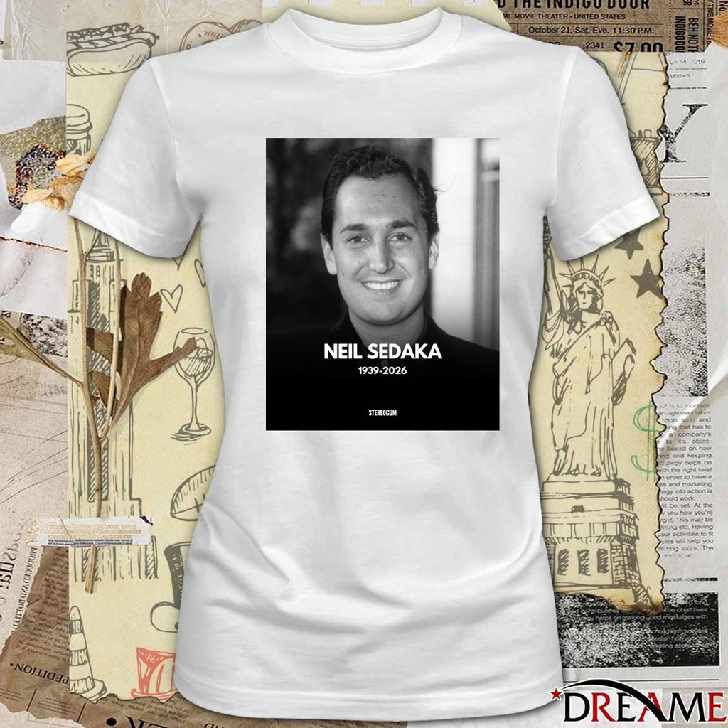R.I.P. Neil Sedaka legendary Brill Building 1939 – 2026 Poster t-shirt