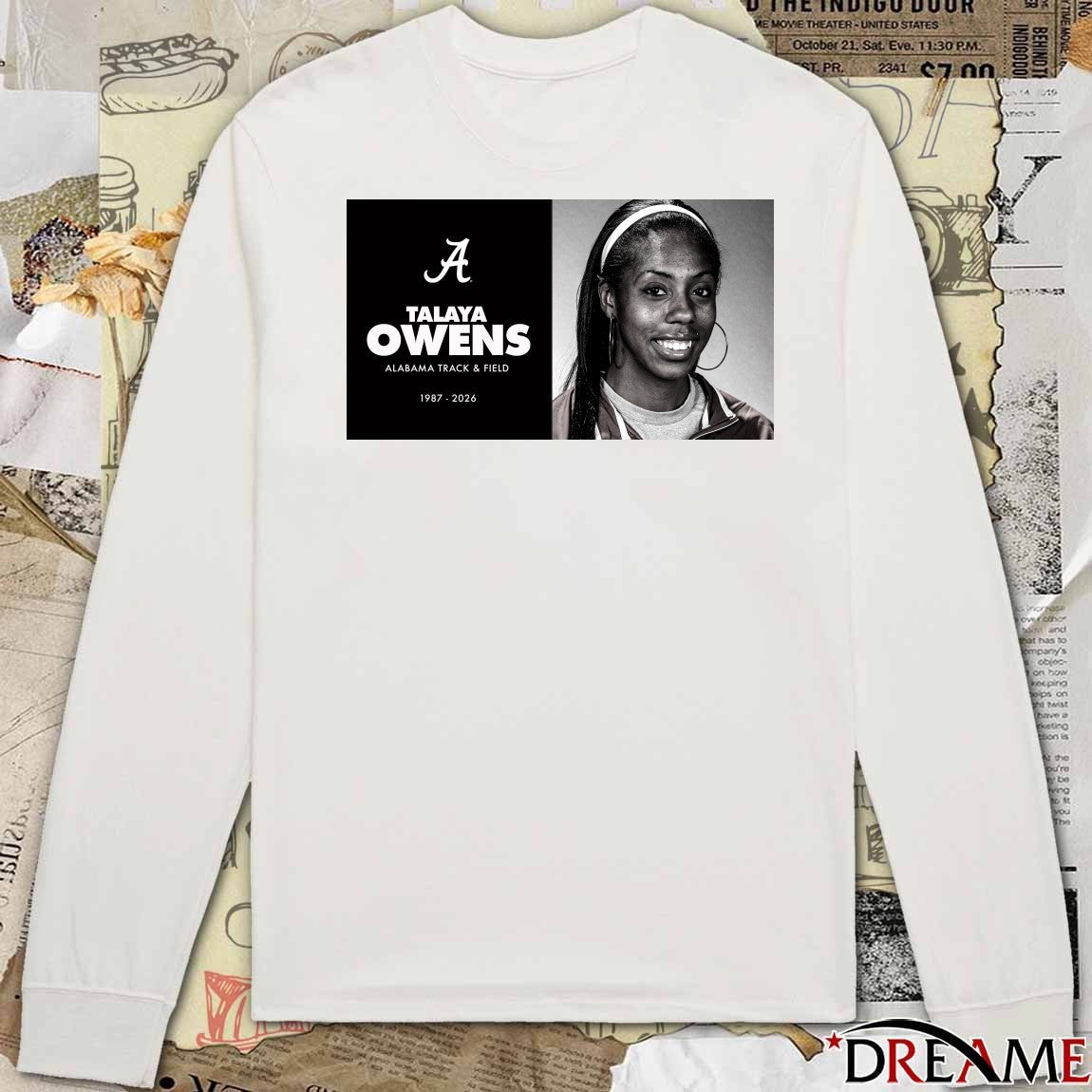 RIP Alabama Track And Field Talaya Owens 1987-2026 Poster t-shirt