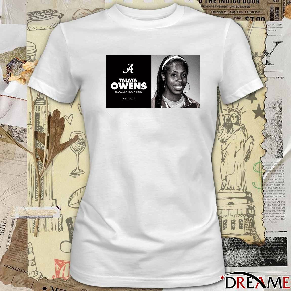 RIP Alabama Track And Field Talaya Owens 1987-2026 Poster t-shirt