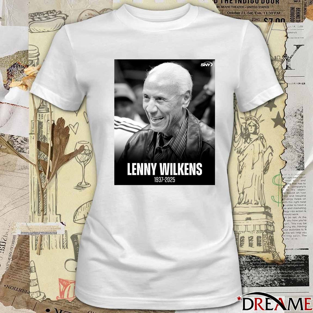 RIP Basketball Hall Of Famer And Former Knicks Head Coach Lenny Wilkens 1937 – 2025 Poster t-shirt