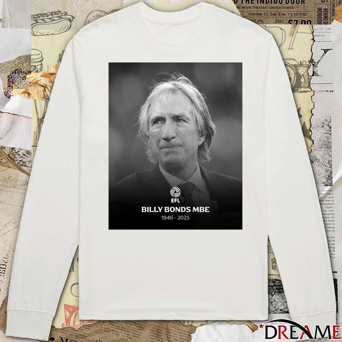 RIP Billy Bonds MBE legendary former West Ham United 1946 – 2025 Poster t-shirt