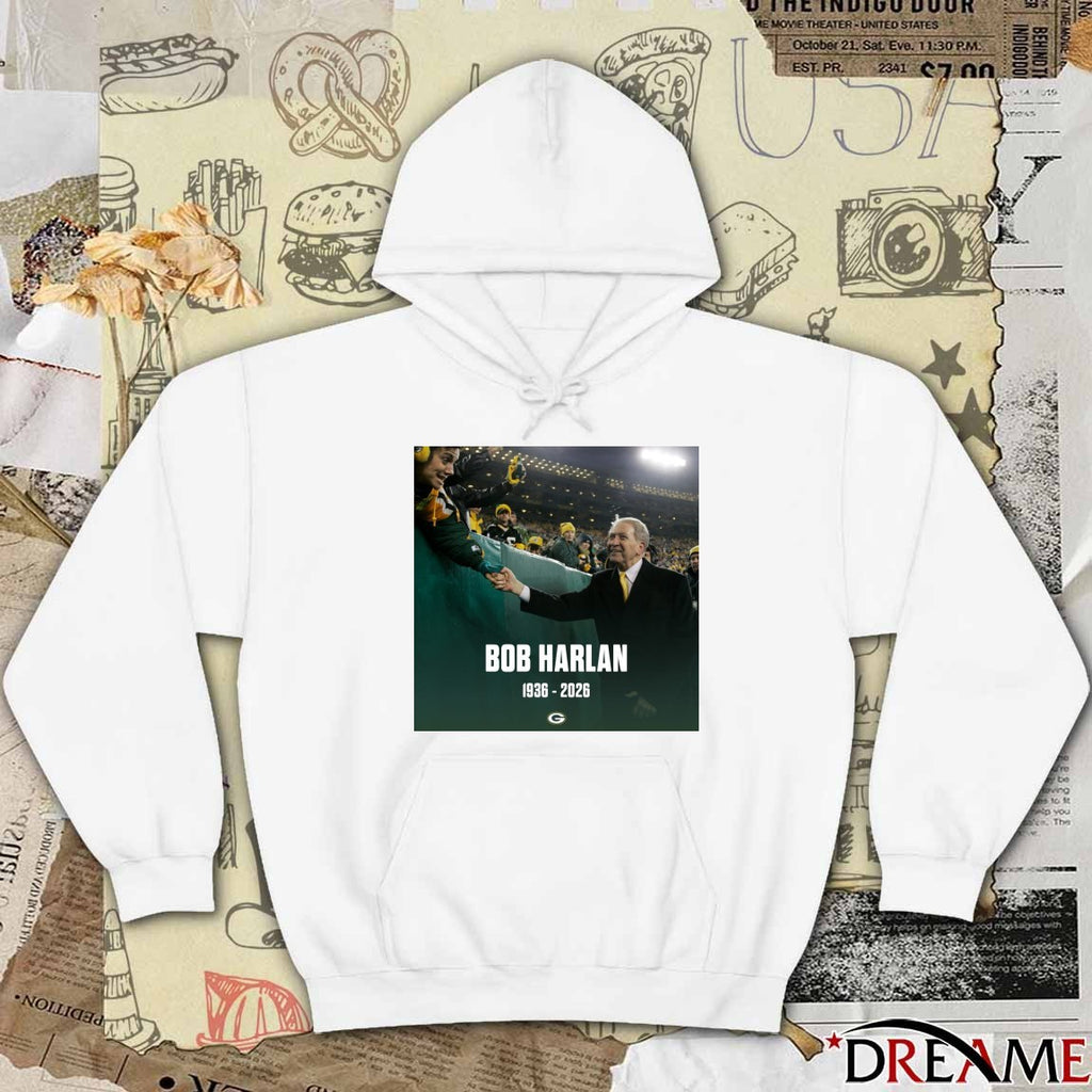 RIP Bob Harlan 1936 – 2026 Green Bay Packers Poster t-shirt