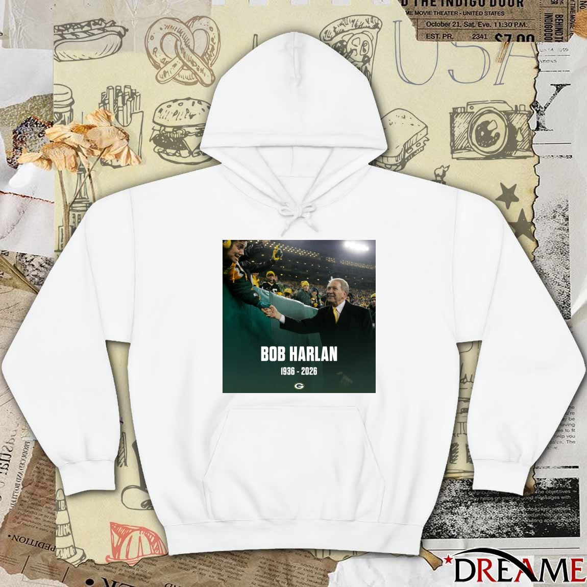 RIP Bob Harlan 1936 – 2026 Green Bay Packers Poster t-shirt