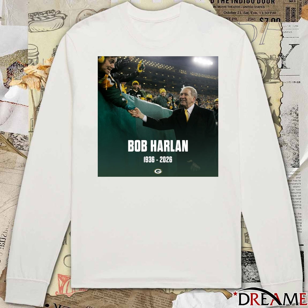RIP Bob Harlan 1936 – 2026 Green Bay Packers Poster t-shirt