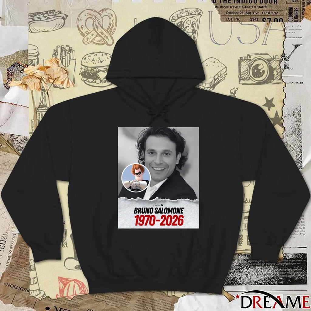 RIP Bruno Salomone 1970 – 2026 AnimeTV t-shirt