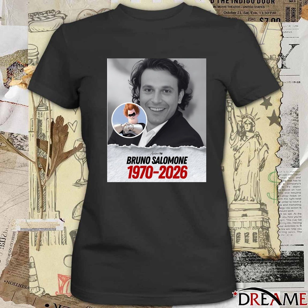 RIP Bruno Salomone 1970 – 2026 AnimeTV t-shirt