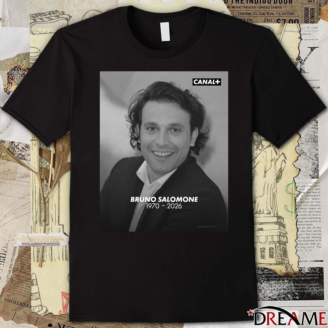 RIP Bruno Salomone 1970 – 2026 Canalplus t-shirt