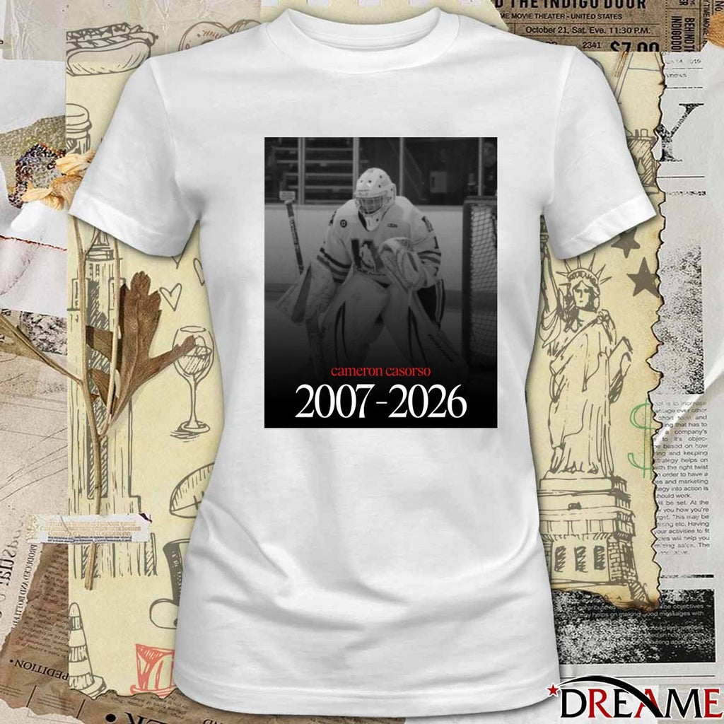 RIP Cameron Casorso 2007-2026 Southern Alberta Mustangs Poster t-shirt
