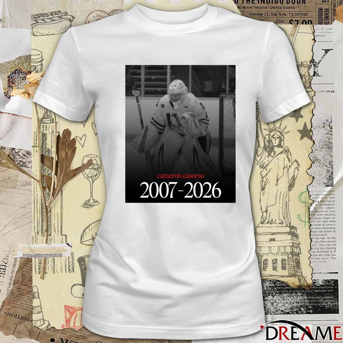 RIP Cameron Casorso 2007-2026 Southern Alberta Mustangs Poster t-shirt