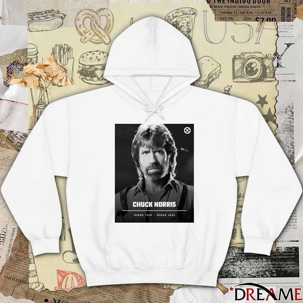 RIP Chuck Norris March 1940 – March 2026 IGN Brasil Poster t-shirt