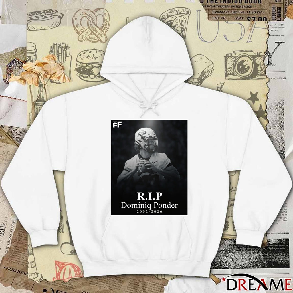 RIP Colorado Sophomore Qb Dominiq Ponder Passed Away At The Age Of 23 2002 – 2026 Poster t-shirt