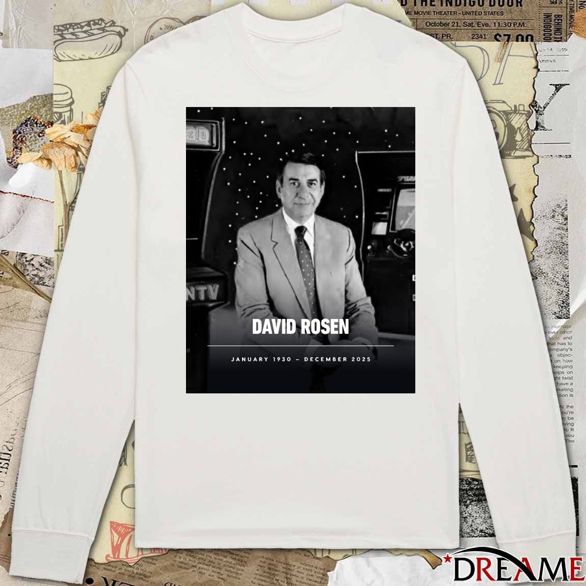 RIP David Rosen January 1930 – December 2025 IGN Poster t-shirt