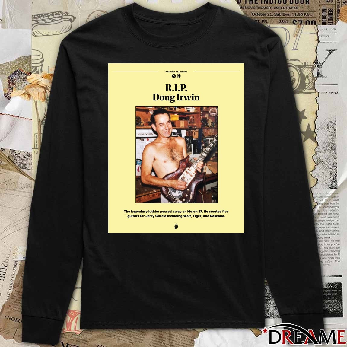 RIP Doug Irwin The Legendary Luthier Passed Away On March 27 2026 Poster t-shirt