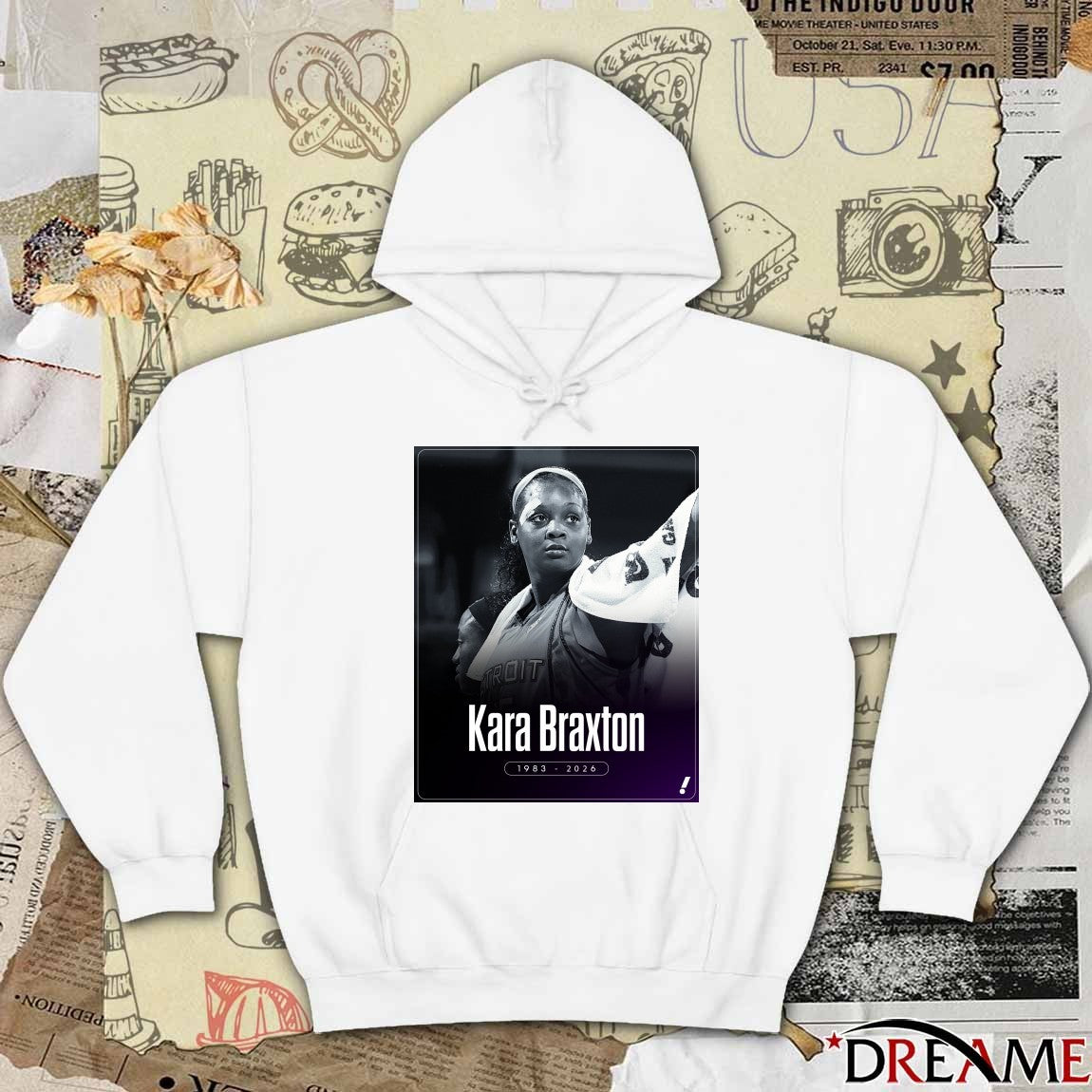 RIP Former WNBA Player Kara Braxton Has Passed Away 1983 – 2026 Poster t-shirt