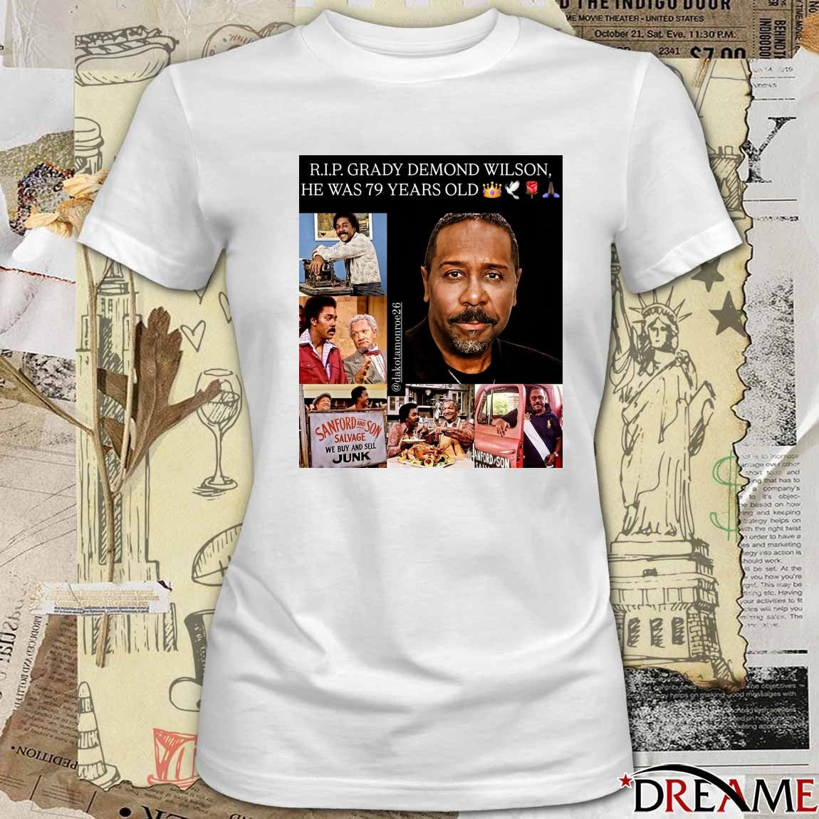 RIP Grady Demond Wilson He Was 79 Years Old 1946-2026 t-shirt