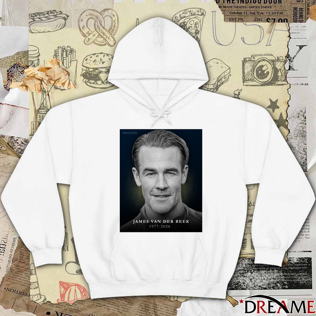 RIP James Van Der Beek Dawson Leery on Kevin Williamson’s WB Dawson’s Creek 48 1978 – 2026 Poster t-shirt