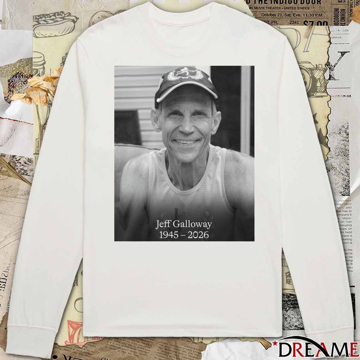 RIP Jeff Galloway Olympian 1945-2026 Poster t-shirt