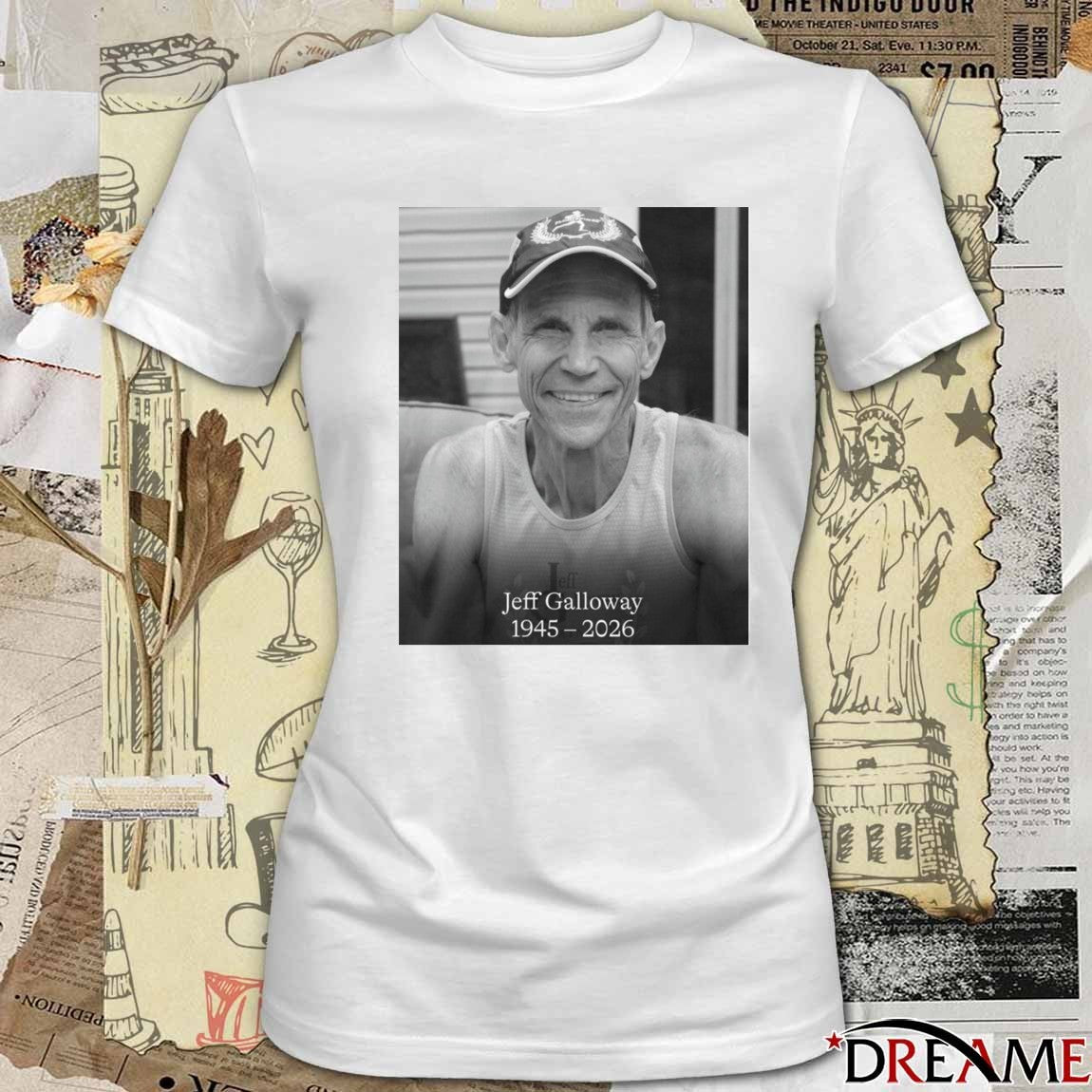 RIP Jeff Galloway Olympian 1945-2026 Poster t-shirt