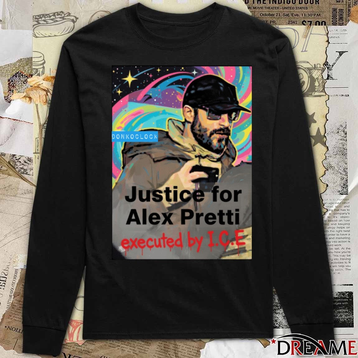 RIP Justice For Alex Pretti Executed By ICE t-shirt