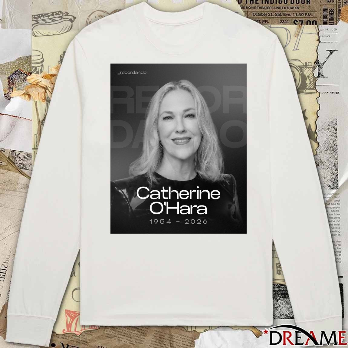 RIP Legend Catherine O’Hara 1954 – 2026 Claro Video Poster t-shirt