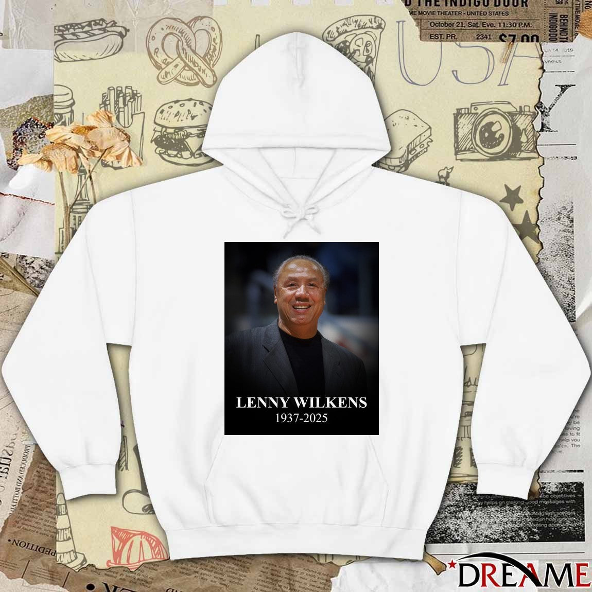 RIP Lenny Wilkens 1937 – 2025 Baseball History Nut Poster t-shirt