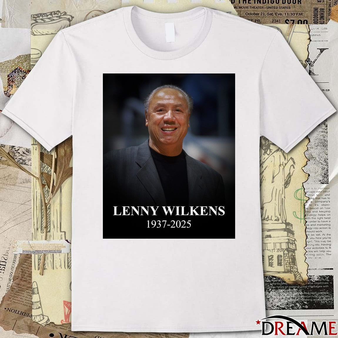 RIP Lenny Wilkens 1937 – 2025 Baseball History Nut Poster t-shirt