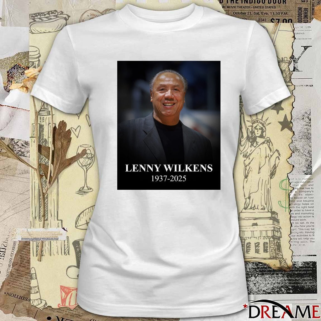 RIP Lenny Wilkens 1937 – 2025 Baseball History Nut Poster t-shirt