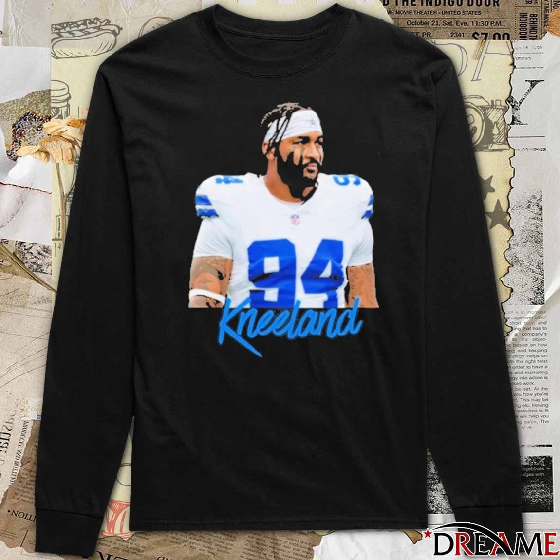 RIP Marshawn Kneeland Dallas Cowboys Defensive End Number 94 t-shirt
