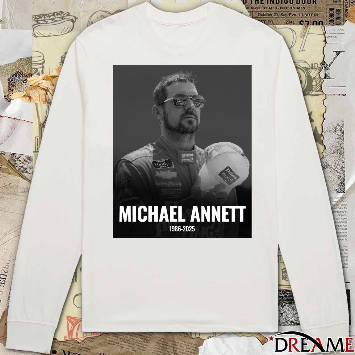 RIP NASCAR driver Michael Annett 1986 – 2025 Poster t-shirt