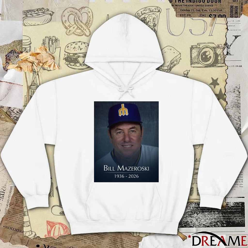 RIP National Baseball Hall Of Famer And Former Mariners Coach Bill Mazeroski 1936 – 2026 Poster t-shirt