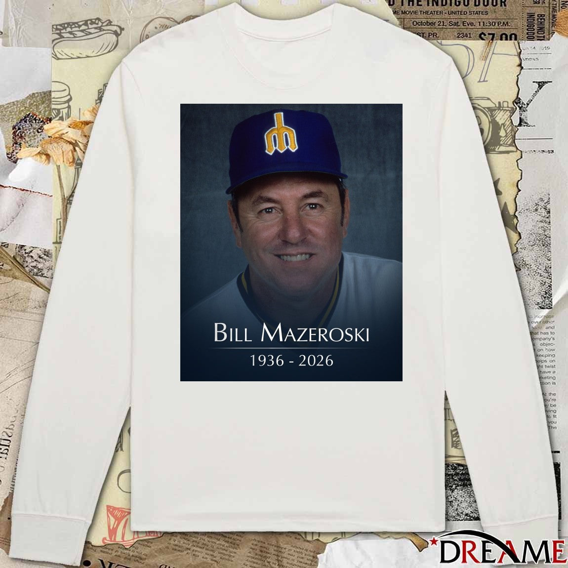 RIP National Baseball Hall Of Famer And Former Mariners Coach Bill Mazeroski 1936 – 2026 Poster t-shirt